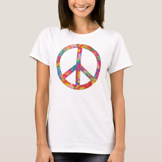 花の力の平和 Tシャツ (正面)