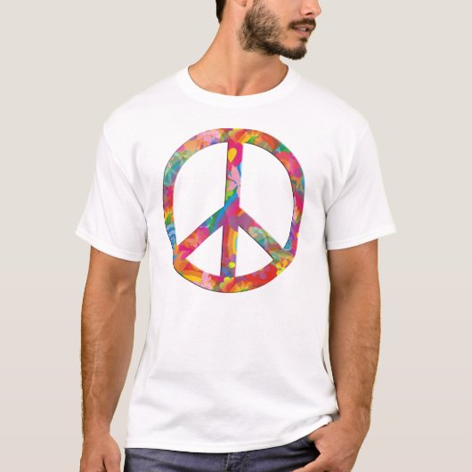 花の力の平和 Tシャツ (正面)