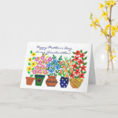 花の力母の日のおばあさん用カード カード (黄色い花)