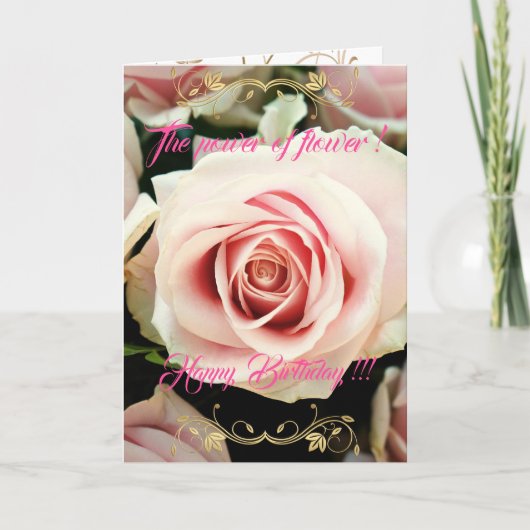 花の力 カード (正面)