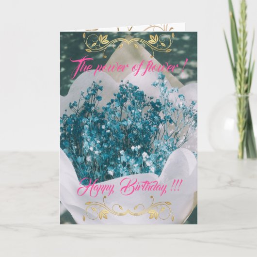 花の力 カード (正面)