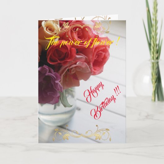 花の力 カード (正面)