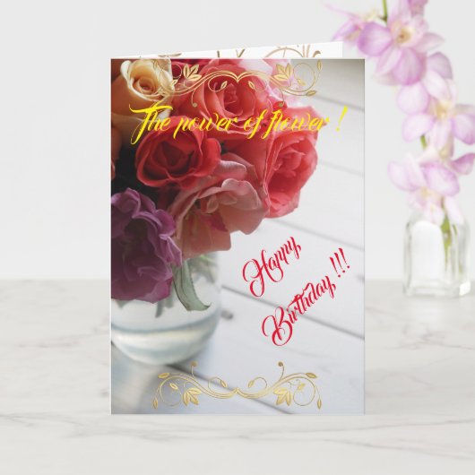 花の力 カード (蘭)