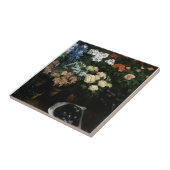 花の勉強バイフレデリックバジル タイル (側面)