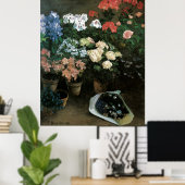 花の勉強 ポスター (ホームオフィス)