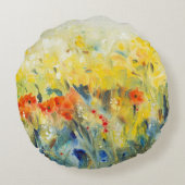 花の動揺II ラウンドクッション (裏面)