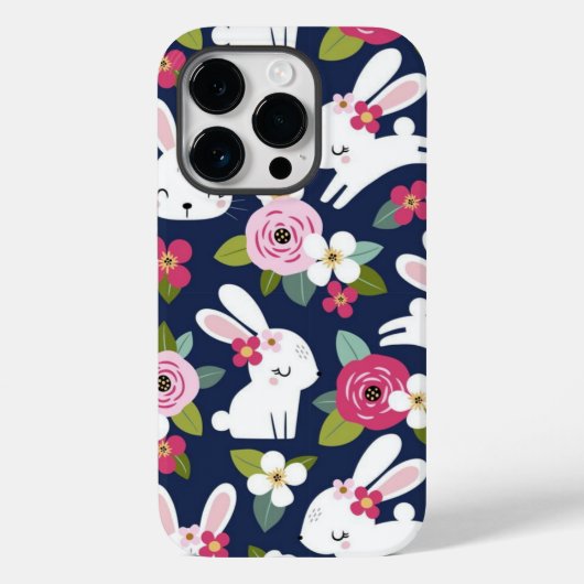 花の動物 Case-Mate iPhoneケース (裏面)