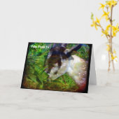 花の匂いストップを嗅ぐ カード (黄色い花)