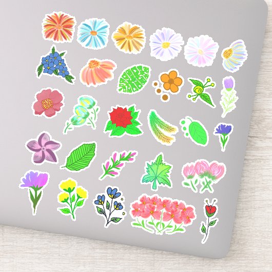 花の包かわいらしみ シール (詳細)