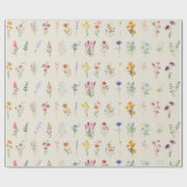 花の包装紙 エレガントな自然のギフトラッピング ラッピングペーパー (フラット)