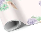 花の包装紙 ラッピングペーパー (ロールコーナー)