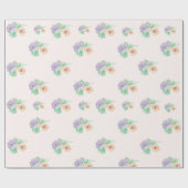 花の包装紙 ラッピングペーパー (フラット)