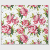 花の包装紙 ラッピングペーパー (フラット)