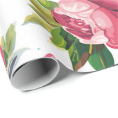 花の包装紙 ラッピングペーパー (ロールコーナー)