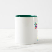 花の十字 ツートーンマグカップ (中央)