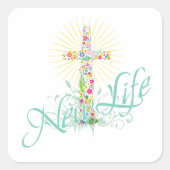 花の十字NL-1 スクエアシール (正面)