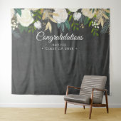 花の卒業写真用背景 - フォトプロップ タペストリー (インサイチュ(横))