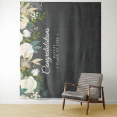 花の卒業写真用背景 - フォトプロップ タペストリー (インサイチュ)