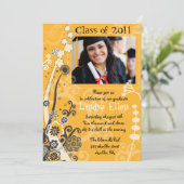 花の卒業式招待状 2012年度卒業生 招待状 (スタンド正面)