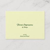 花の印象ATC 名刺 (裏面)