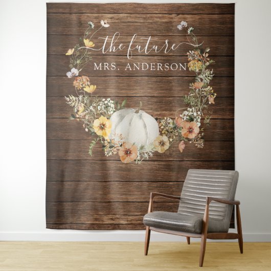 花の収穫のカボチャのウェディング用背景写真ブース タペストリー (インサイチュ)