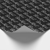 花の台本に感謝する言葉 ラッピングペーパー (角)