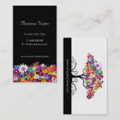 花の名よくはしゃぐ刺 名刺 (正面/裏面)