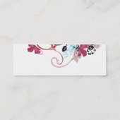 花の名刺 スキニー名刺 (裏面)