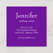 花の名刺 スクエア名刺 (裏面)