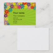 花の名刺 名刺 (正面/裏面)