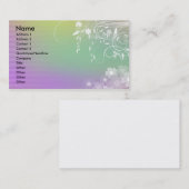 花の名刺 名刺 (正面/裏面)