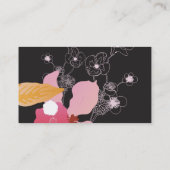 花の名刺 名刺 (裏面)