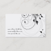 花の名刺 名刺 (裏面)