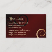 花の名刺 名刺 (裏面)