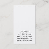 花の名刺 名刺 (裏面)