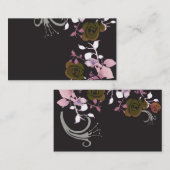 花の名刺 名刺 (正面/裏面)