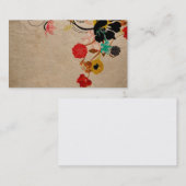 花の名刺 名刺 (正面/裏面)