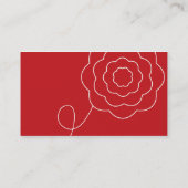 花の名刺 名刺 (裏面)