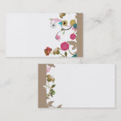 花の名刺 名刺 (正面/裏面)