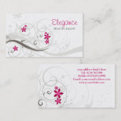 花の名刺 名刺 (正面/裏面)