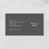 花の名刺 名刺 (裏面)