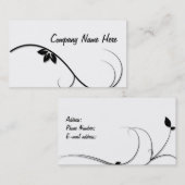 花の名刺 名刺 (正面/裏面)