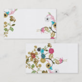 花の名刺 名刺 (正面/裏面)