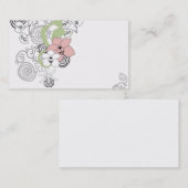 花の名刺 名刺 (正面/裏面)