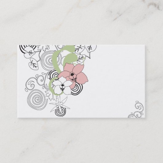 花の名刺 名刺 (正面)