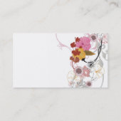 花の名刺 名刺 (裏面)