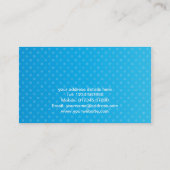 花の名刺 名刺 (裏面)