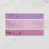 花の名刺 名刺 (裏面)