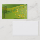 花の名刺 名刺 (正面/裏面)