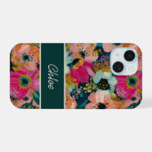 花の名前 iPhone 15ケース (裏面横)